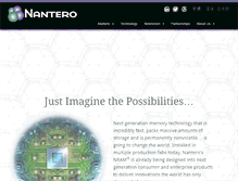 Tablet Screenshot of nantero.com